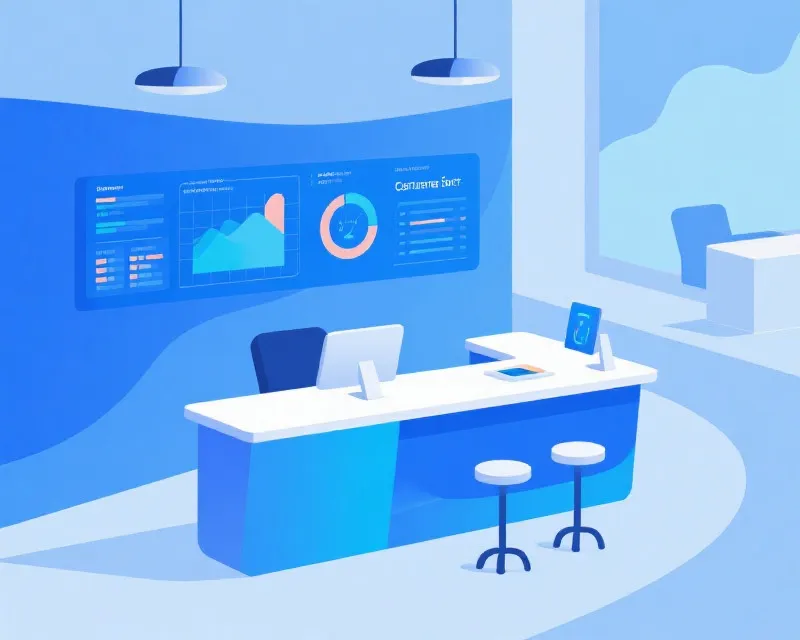 客服与数据支持示意图